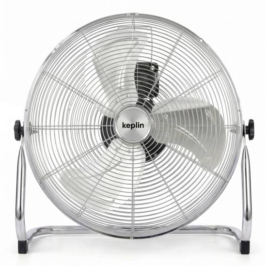 20" Heavy Duty Floor Fan with 3 Speeds, Adjustable Head