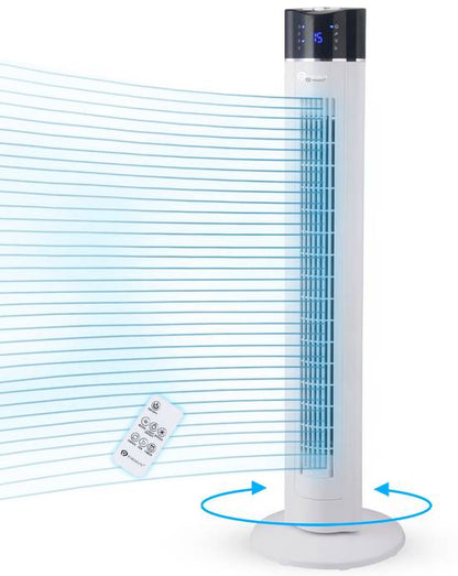 43" Oscillating Tower Fan with air Purifier and Aroma Function