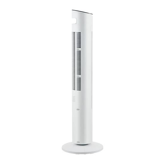 43-Inch Oscillating Tower Fan – White