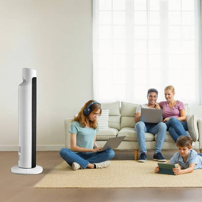 32-inch Oscillating Tower Fan with Timer, Sleep Mode and Remote Control