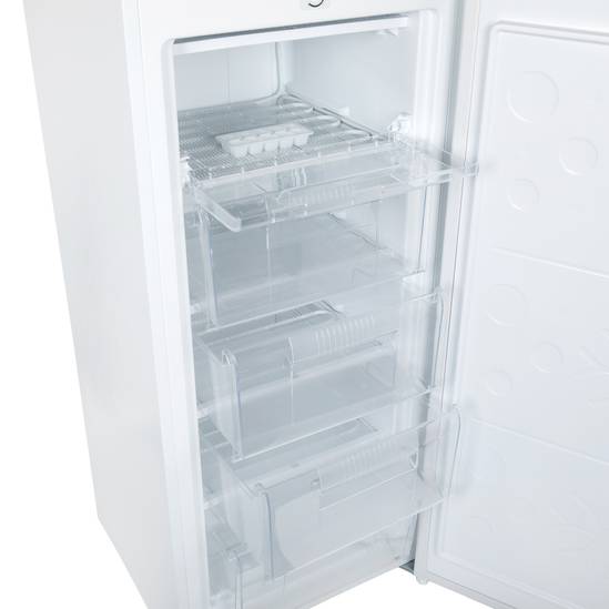 Freestanding 145L Tall Freezer 55cm with Reversible Door, No Frost