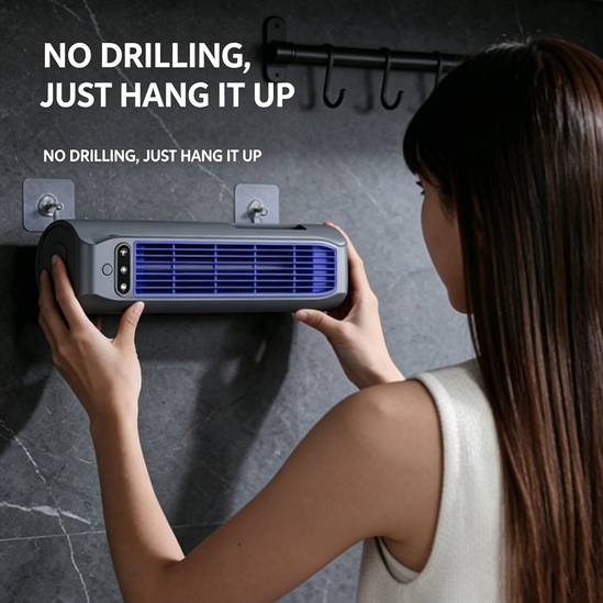 Bladeless Air Conditioner Fan with Phone Holder