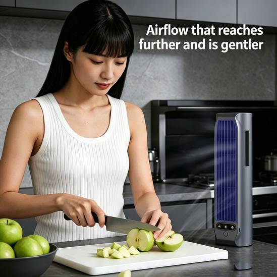 Bladeless Air Conditioner Fan with Phone Holder