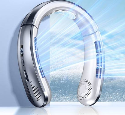 100-Speed Portable Ultra Quiet Bladeless Neck Fan